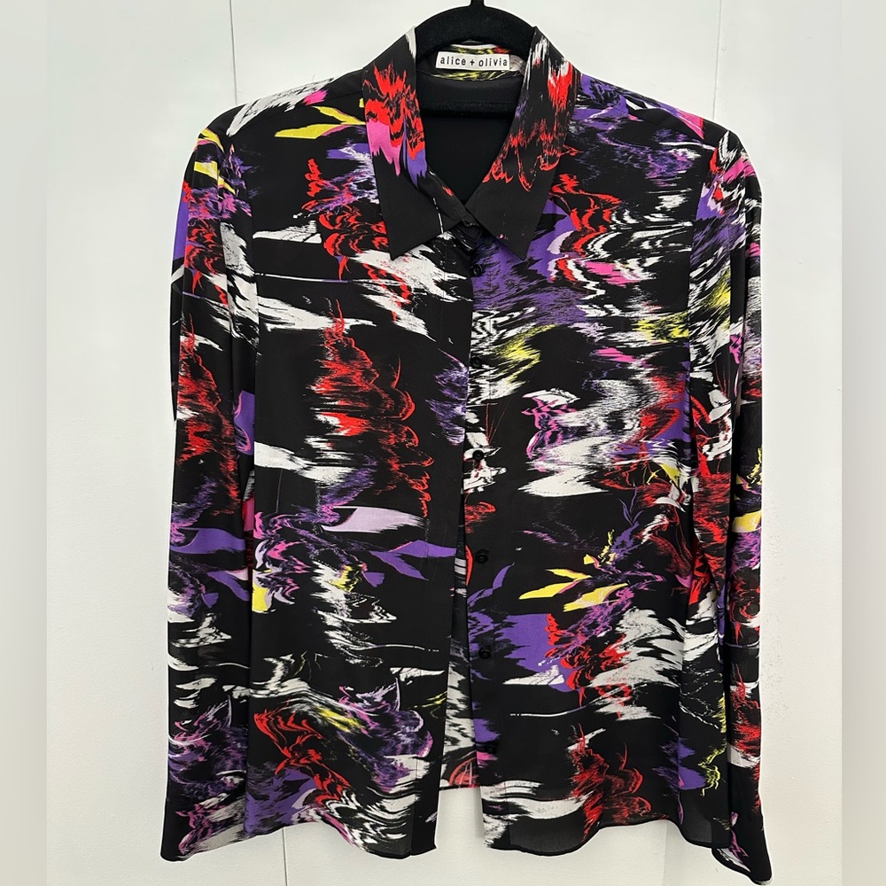 Alice + Olivia New Silk Blouse